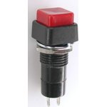 PBS-12B red, ������ ��� ��������� OFF-(ON) (1A 250VAC), ������� (SPA-103B1) (PSW1)