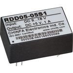 RDD05-03S2, DC-DC , 5,  18-36,  3.3/1.5A