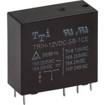 TRIH-12VDC-SD-1CE-R, ���� 1���. 12V / 16A, 250VAC