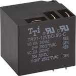 TR91-12VDC-SC-C, ���� 1���. 12VDC / 40A, 240VAC
