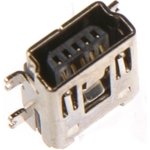 MiniUSB-A, ������� 5-���������� SMD �� �����