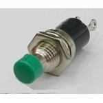 PBS-10B-2 green, ������ ��� �������� OFF-(ON) (1A 250VAC), �������