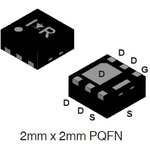 IRFHS9301TR2PBF, P��� -30� -8.5� PQFN2x2