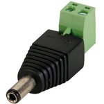 CD020, DC PLUG 5.5x2.1MM MALE TO SCREW TERMINAL (5pcs)