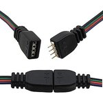 LED4P black 0,3 m