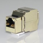 HYC-K18F33, ������� Keystone 8P8C (RJ-45) 10G, �������������� (TOOL FREE)