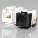 HYC-K8B2110, ������� Keystone 8P8C (RJ-45) CAT.6, ����� (PUNCH DOWN)
