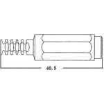 CD011HN, FEMALE DC PLUG 2.5mm x 5.5mm