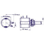 K020HPL, LOW-COST 10 TURN POTMETER 20K