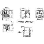 PSCM2A, POWER SOCKET CHASSIS CLIP MALE WITH FUSE 6A