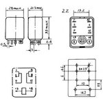 VR10HD242C, HEAVY-DUTY RELAY 24VDC 10A 2FORMC (JQX13F/DC24)