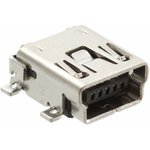 1734035-1, CONNECTOR, MINI USB B, RECEPTACLE, SMT, 