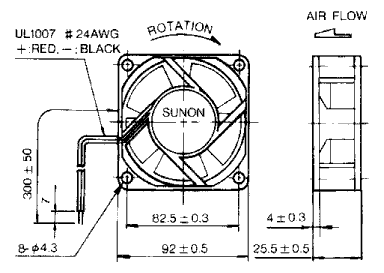 ����������� SUNON ����������� ���� ������ 92x92x25 �� ����� �������� ������