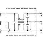 EMIF3A, EMI/EMC FILTER 250V 3A - LEAK 0.8mA MAX