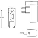 PSS1215, ULTRA-COMPACT SWITCHING POWER SUPPLY 12VDC / 1,5A